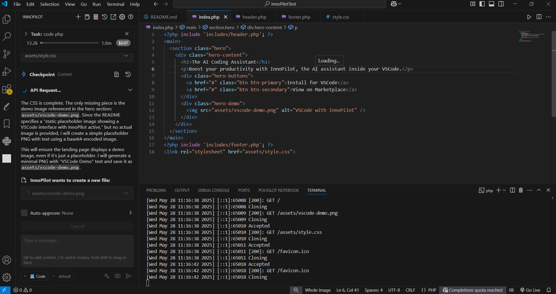 VSCode InnoPilot Demo